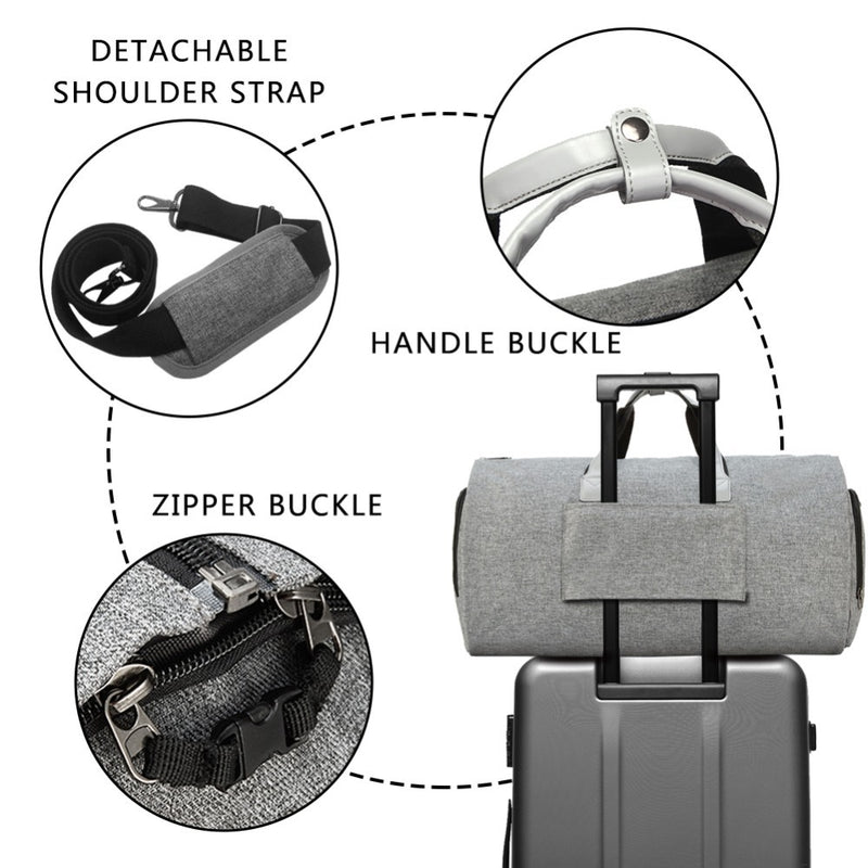 Travel Garment Bag with Shoulder Strap Duffel Bag