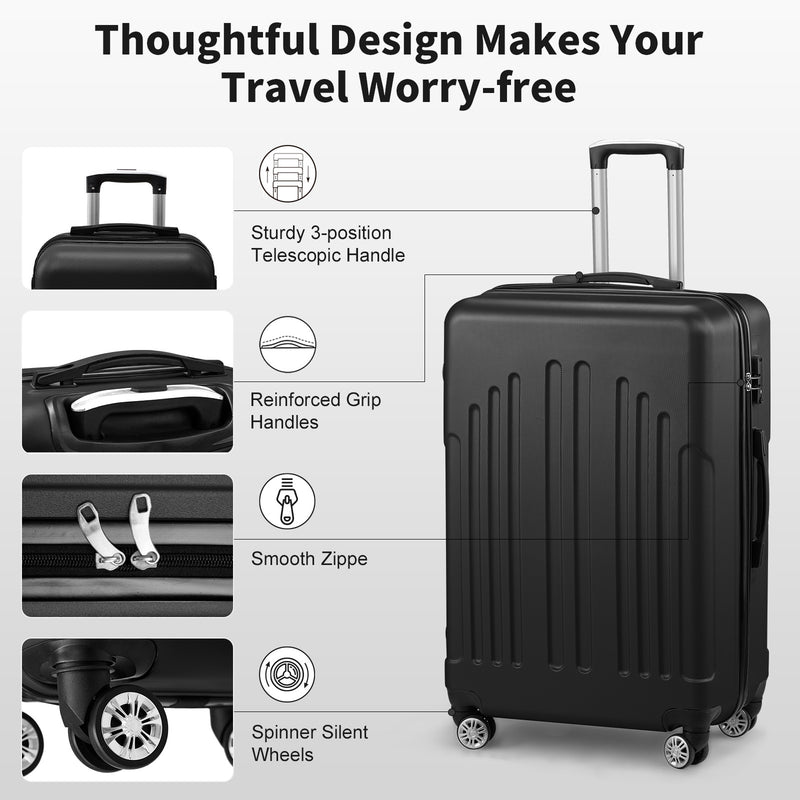 Three In One ABS PC Suitcase